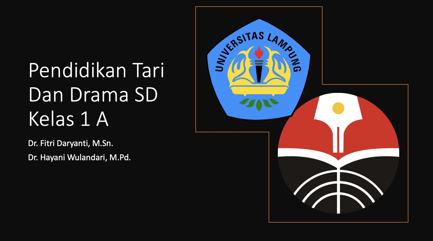 Pendidikan Tari dan Drama SD Kelas 1 A