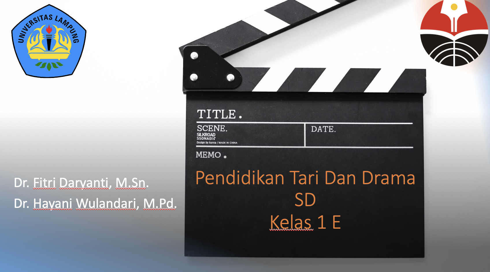 Pendidikan Tari dan Drama Kelas 1 E