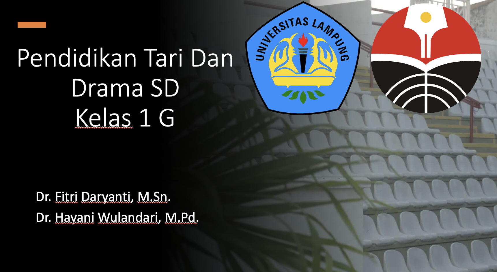 Pendidikan Tari Dan Drama SD Kelas G