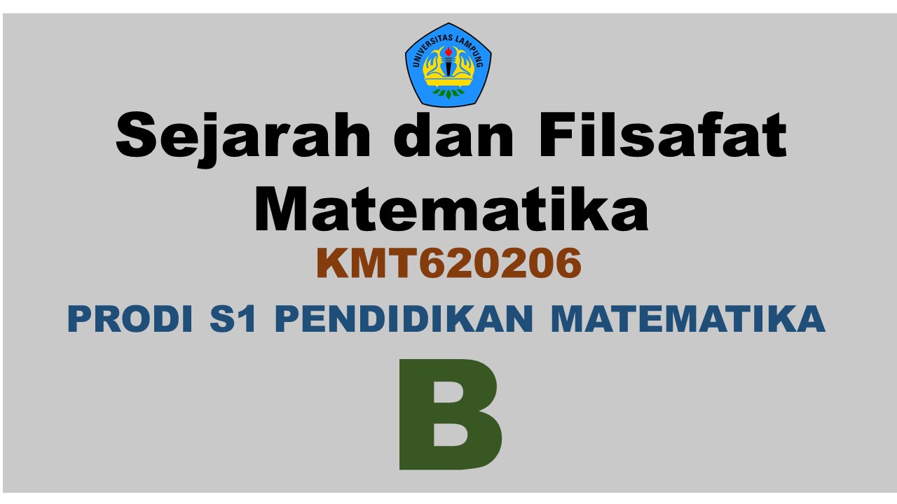 PSPM_Sejarah dan Filsafat Matematika_Ganjil_2023/2024_Kelas B