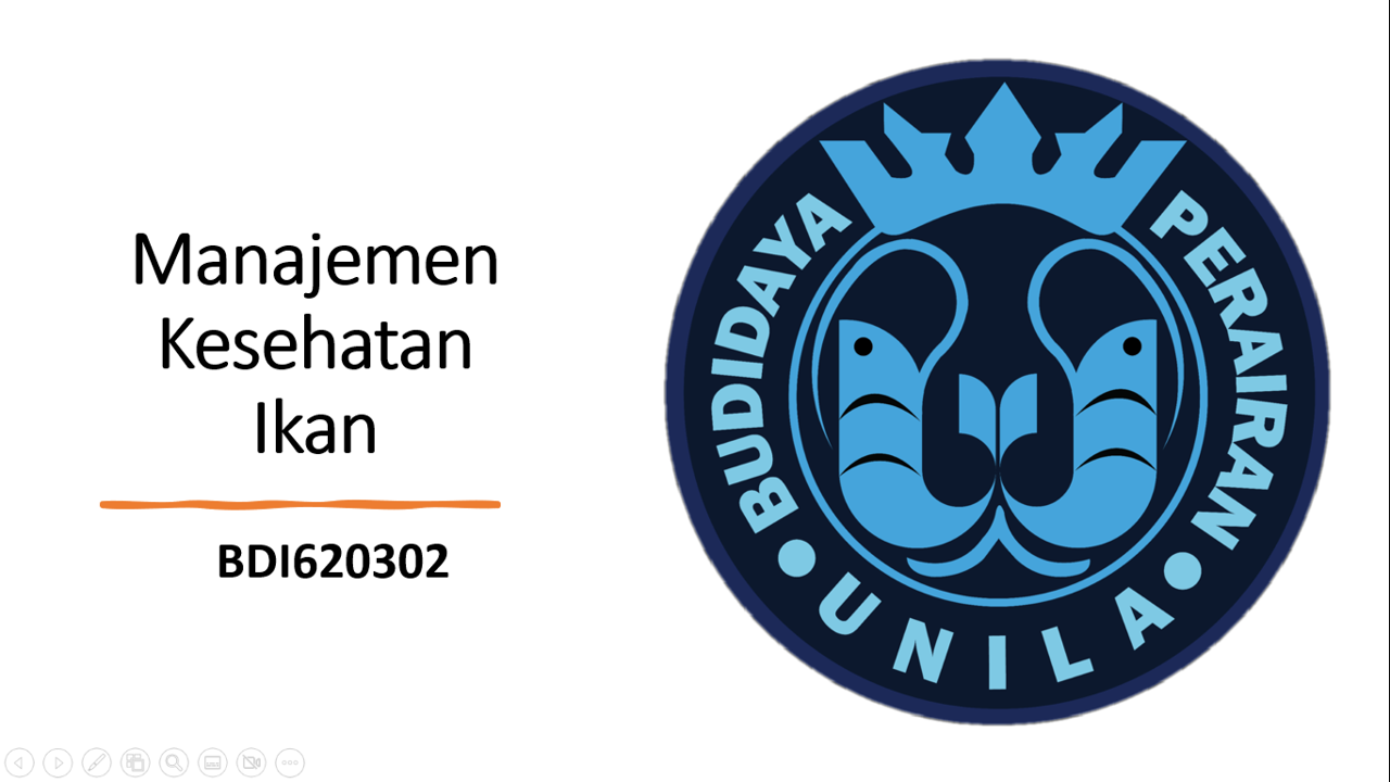 Manajemen Kesehatan Ikan BDI B Ganjil 2023/2024