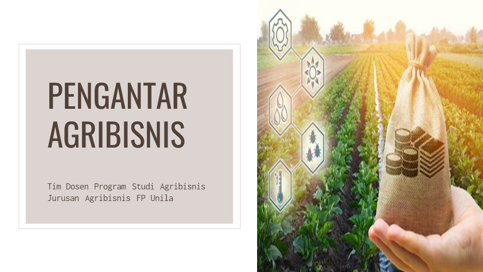 PS AGB MK PENGANTAR AGRIBISNIS AGB A GANJIL 2023/2024