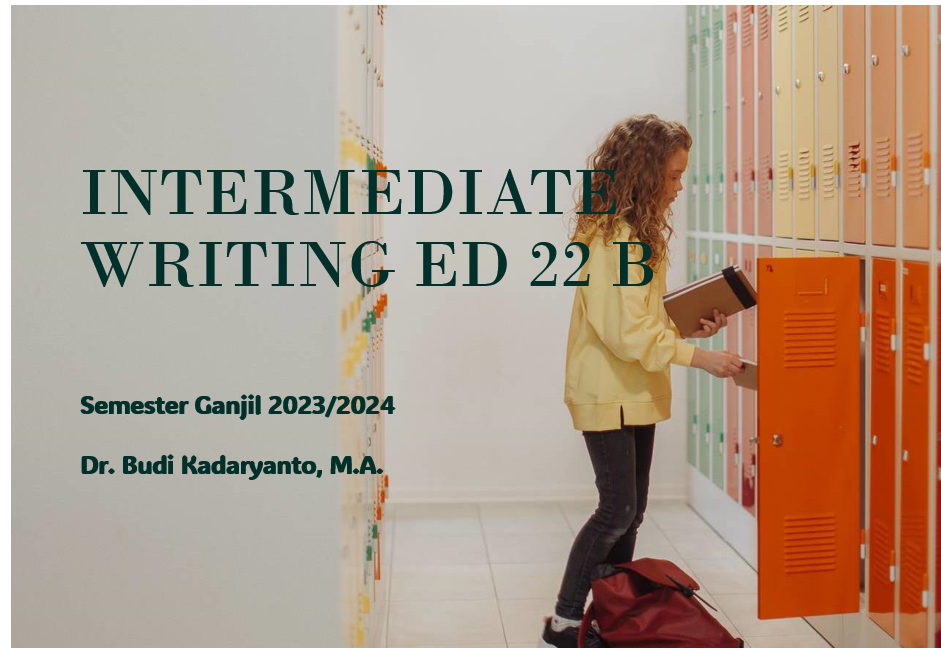 Intermediate Writing 22B