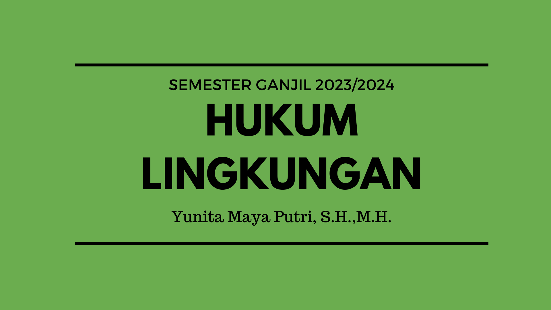 Yunita Maya Putri_HUKUM LINGKUNGAN
