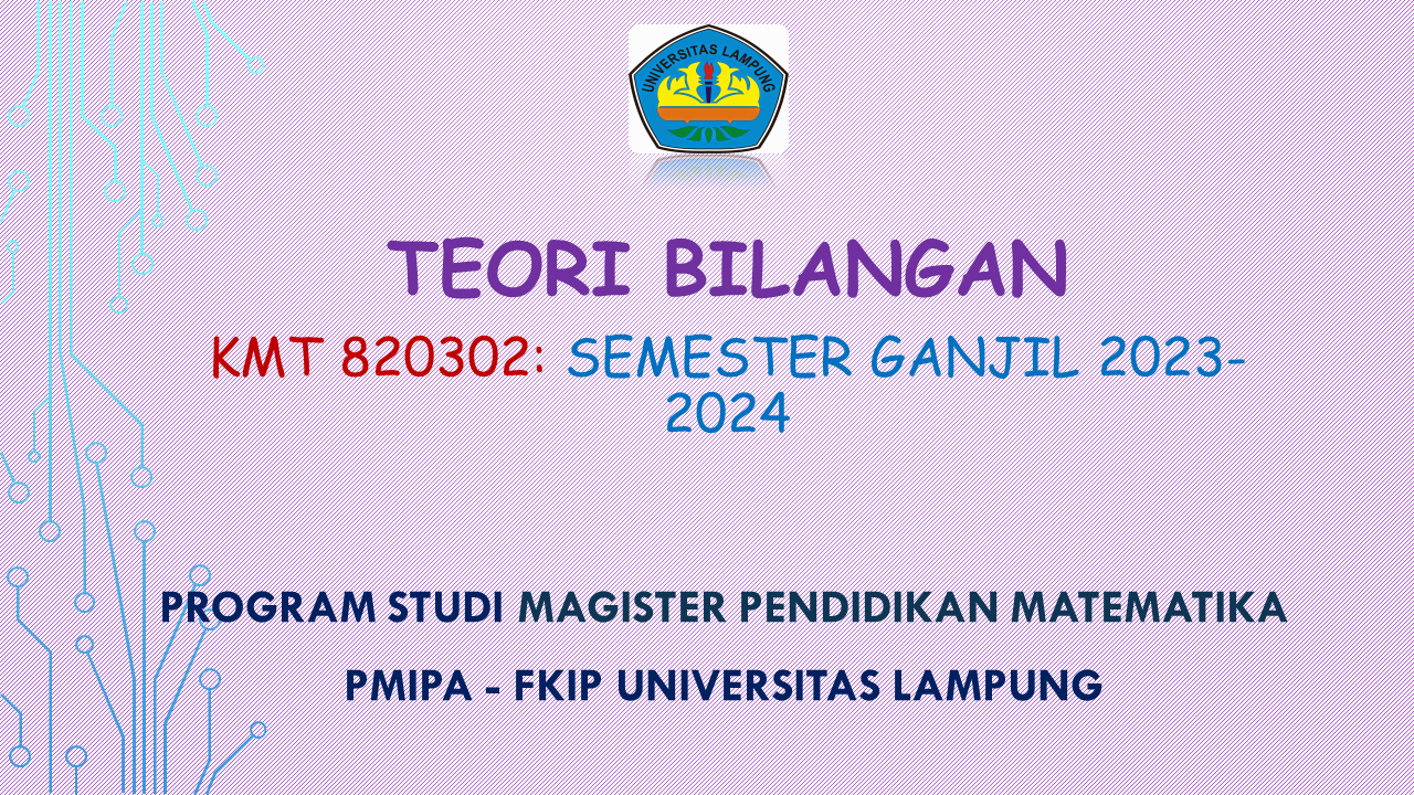 TEORI BILANGAN MPM GANJIL 2023