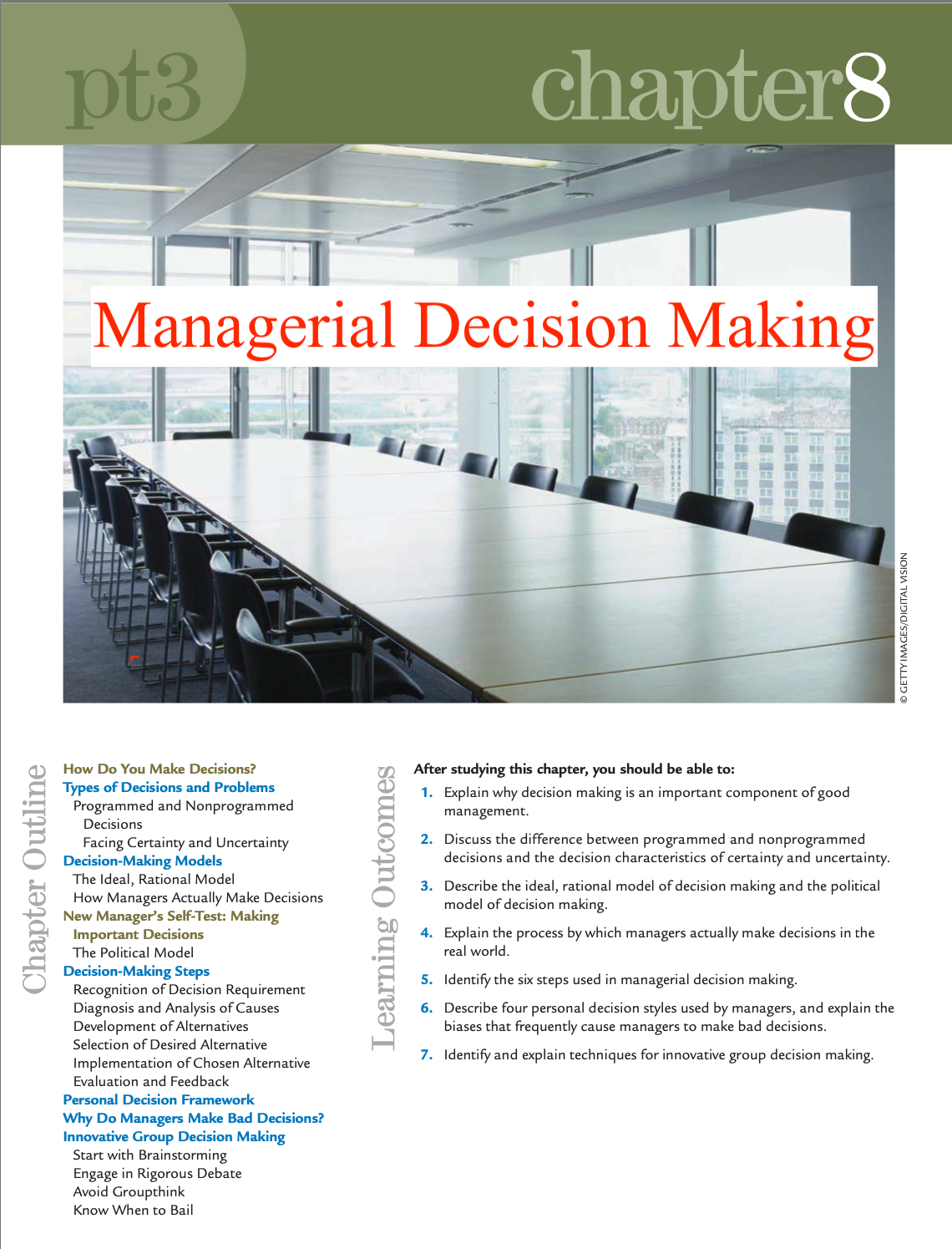 Ch 8. Managerial Decision Making