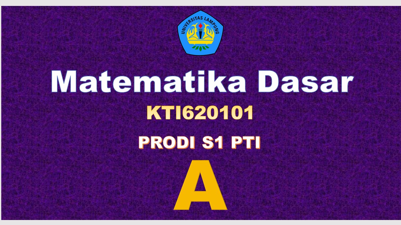 PTI_MATEMATIKA DASAR_GANJIL 2023/2024_KELAS A