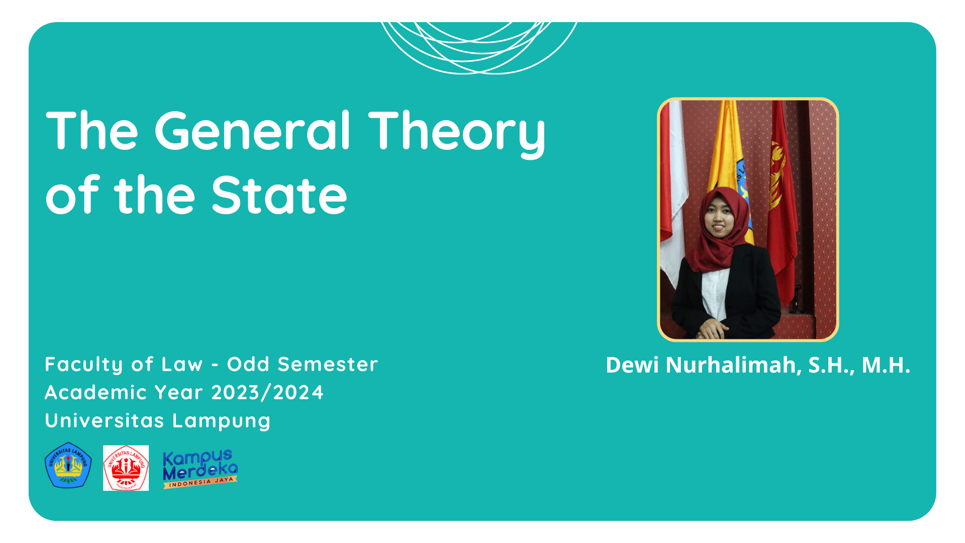 The General Theory of the State - Ms Dewi Nurhalimah - IC 2023/2024