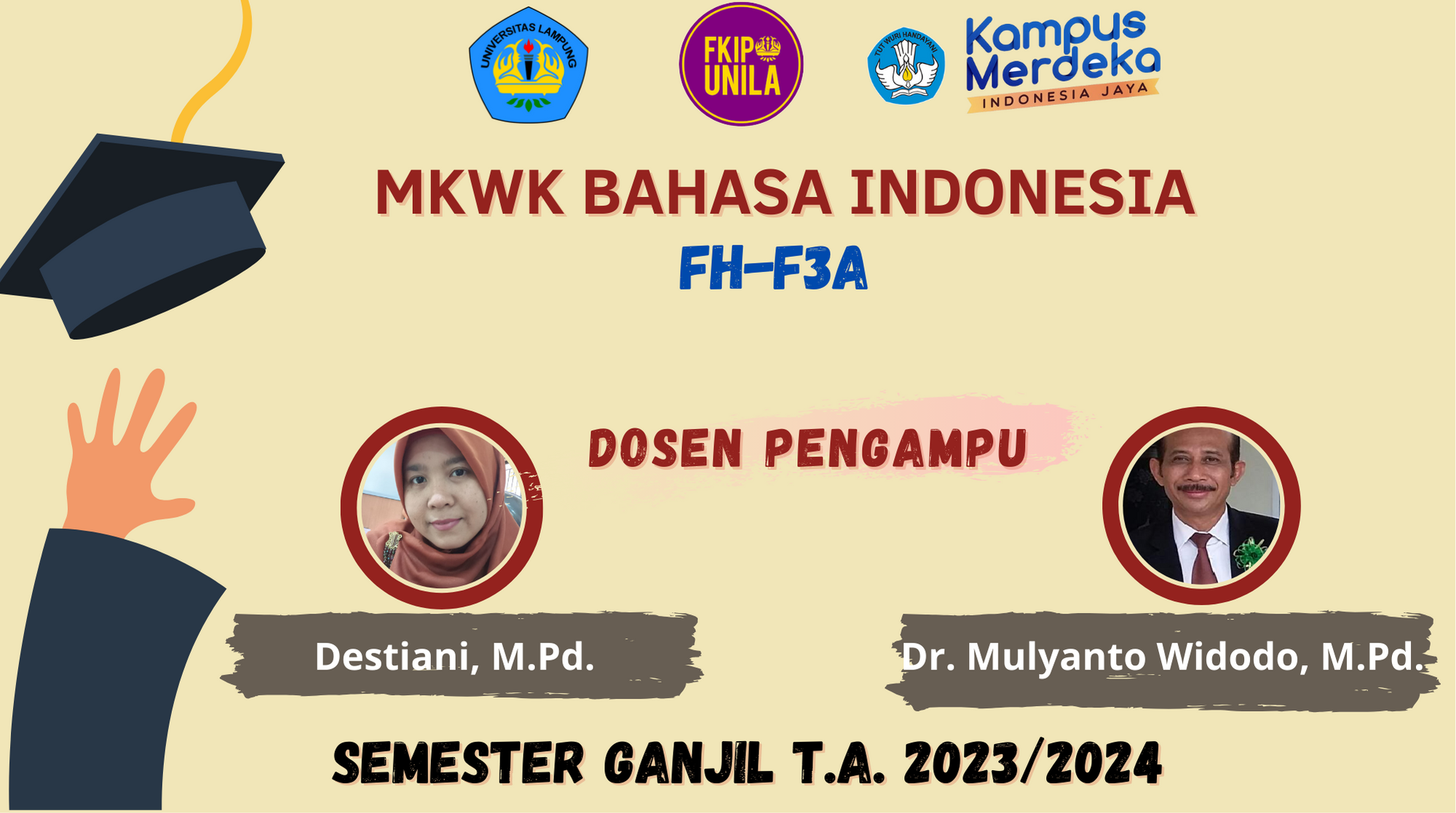 FAKULTAS HUKUM-F3-MKWK BAHASA INDONESIA-SEMESTER GANJIL TA. 2023/2024