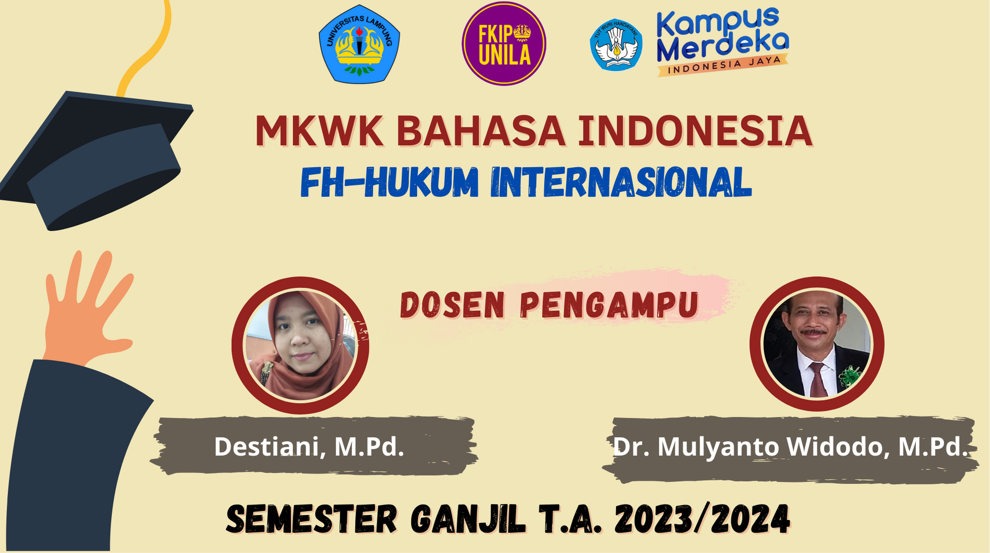 FAKULTAS HUKUM-HUKUM INTERNASIONAL-MKWK BAHASA INDONESIA-SEMESTER GANJIL-TA. 2023/2024