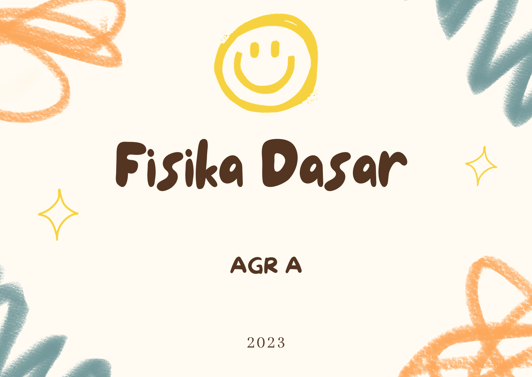 Fisika Dasar AGR A 2023