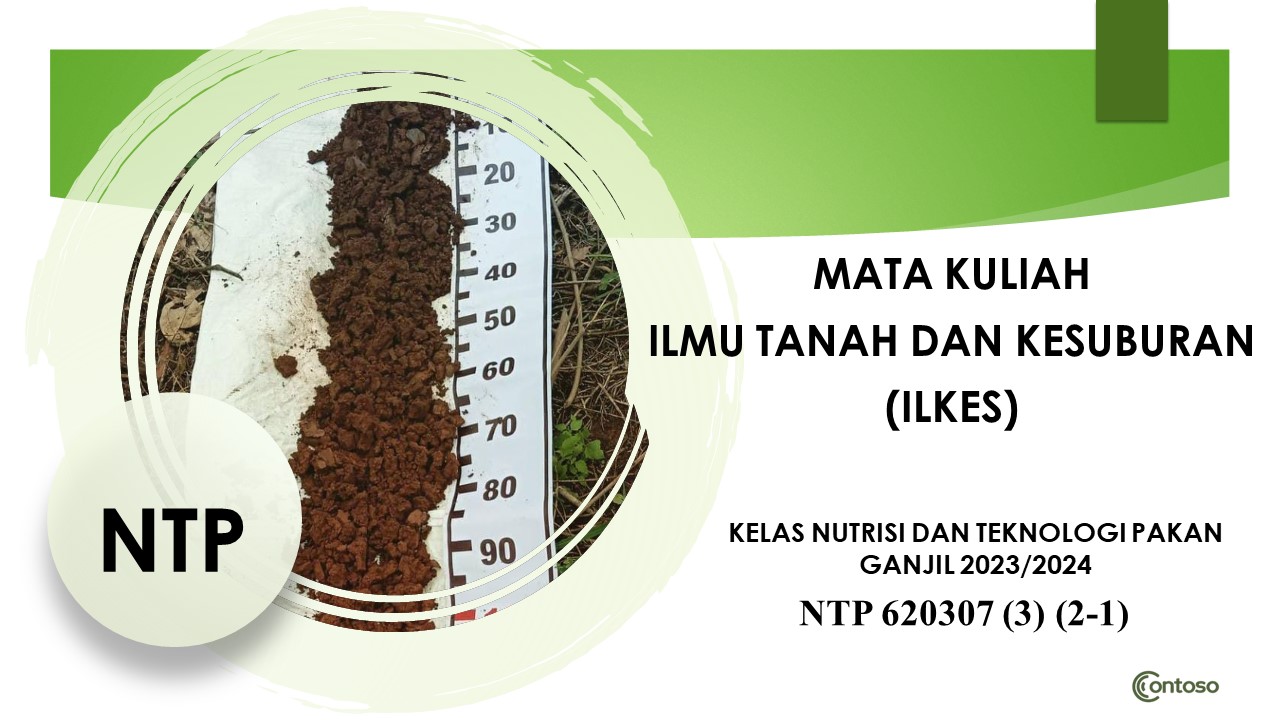 PSIT_ILMU TANAH DAN KESUBURAN_GANJIL 23/24