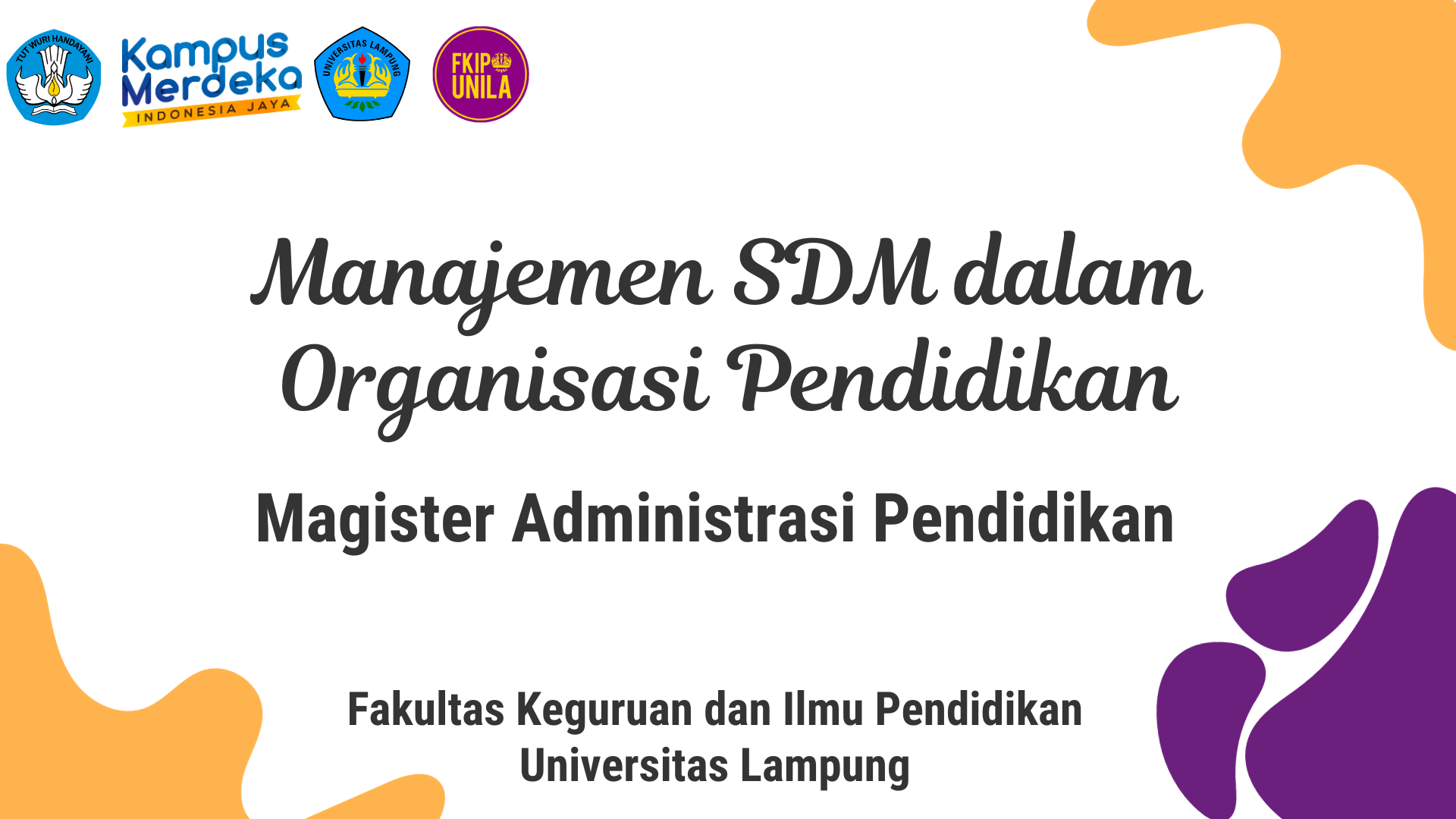 MAP_Manajemen SDM dalam Organisasi Pendidikan_Ganjil 2022/2023