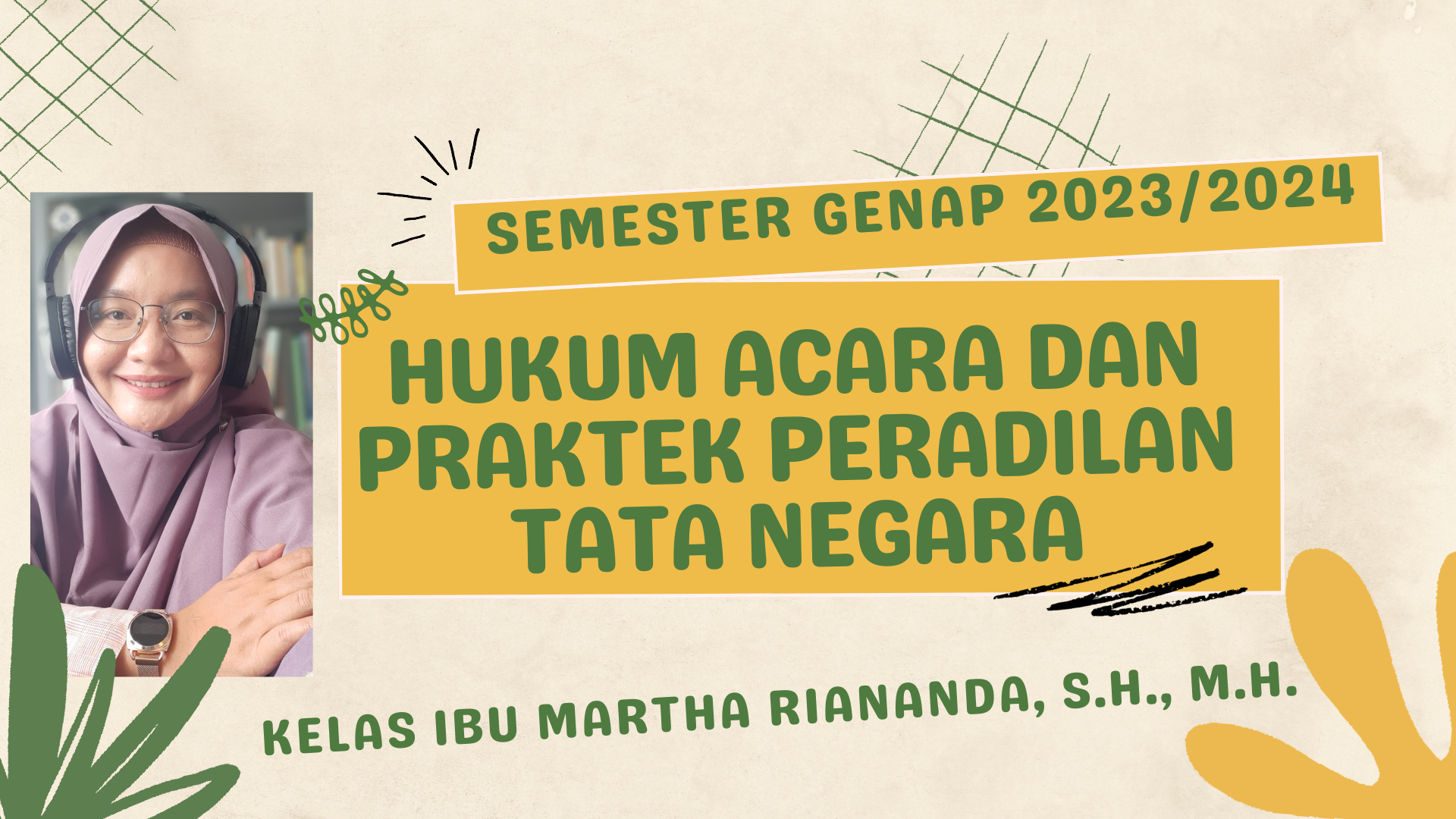  FH S1 ILMU HUKUM- HUKUM ACARA DAN PRAKTIK PERADILAN TATA NEGARA KELAS IBU MARTHA GENAP 2023/2024