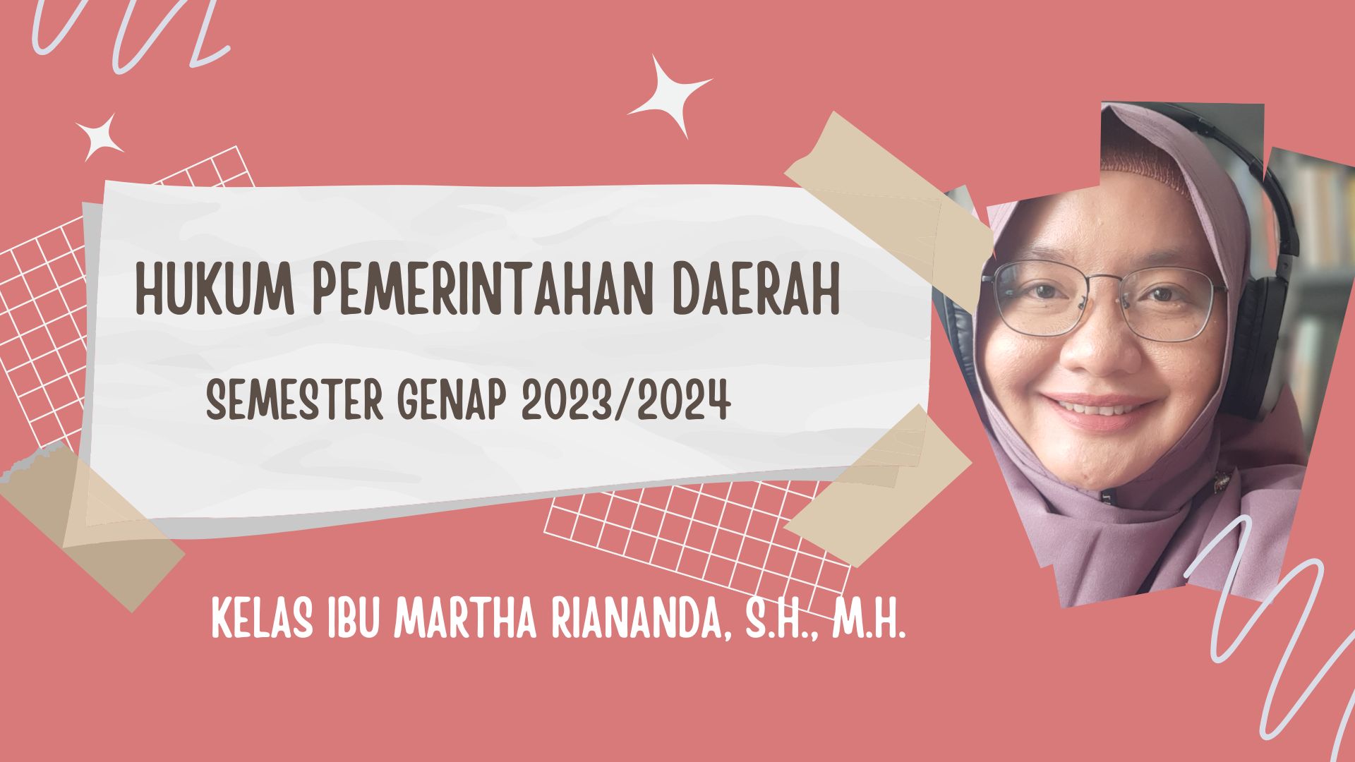  FH S1 ILMU HUKUM- HUKUM PEMERINTAHAN DAERAH KELAS IBU MARTHA RIANANDA GENAP 2023/2024