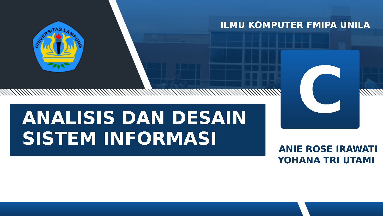 [23/24 Genap][ILKOM] ANALISIS DAN DESAIN SI-C