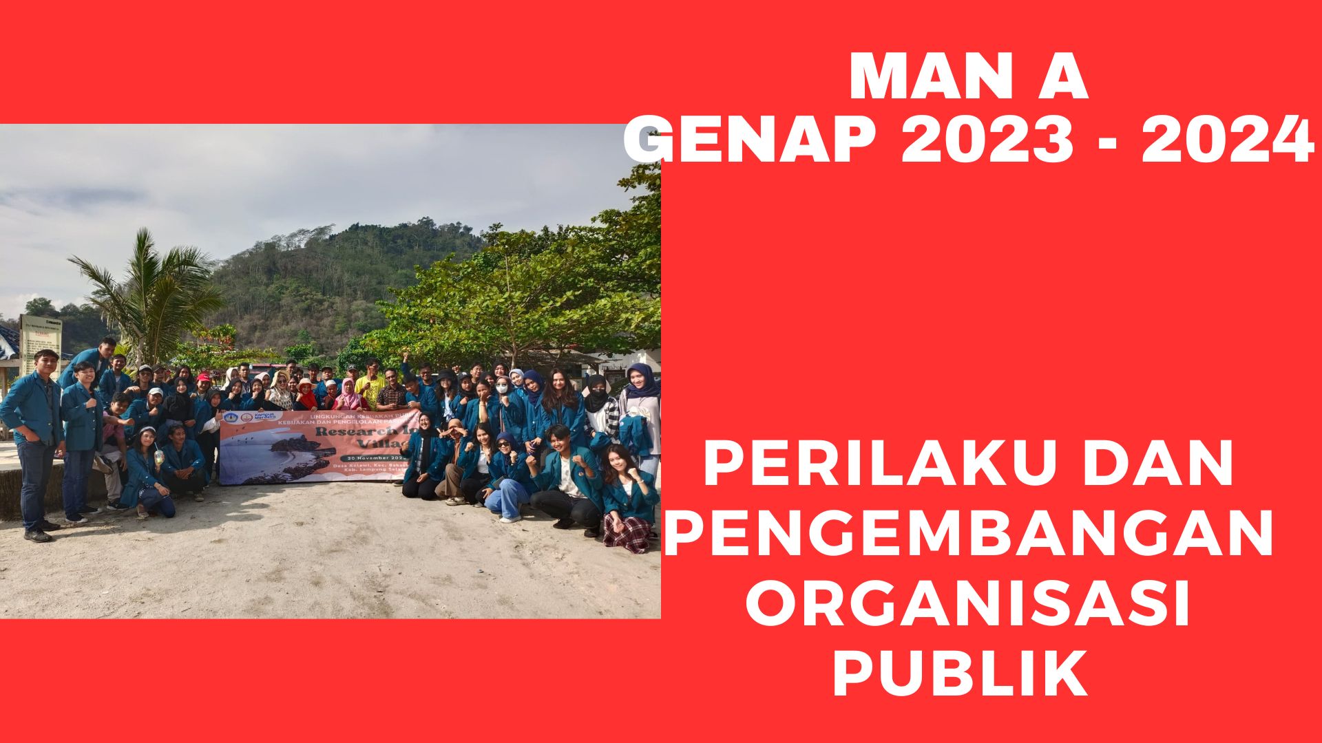 Perilaku dan Pengembangan Organisasi Publik Man A Genap 2024