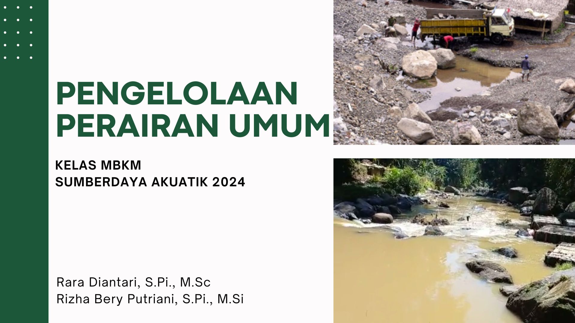 Pengelolaan Perairan Umum