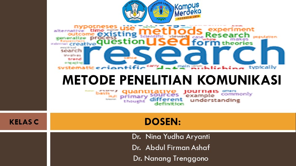 METODE PENELITIAN KOMUNIKASI (KELAS C)