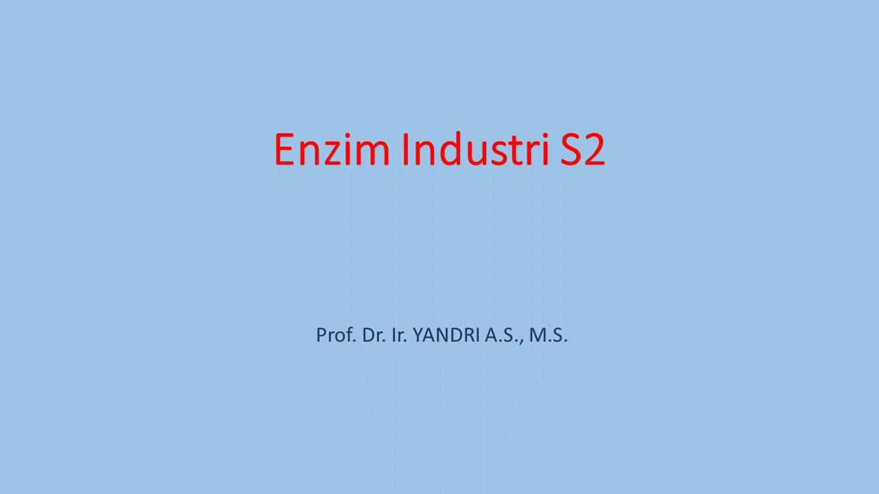 Enzim Industri S2 Genap 2023-2024