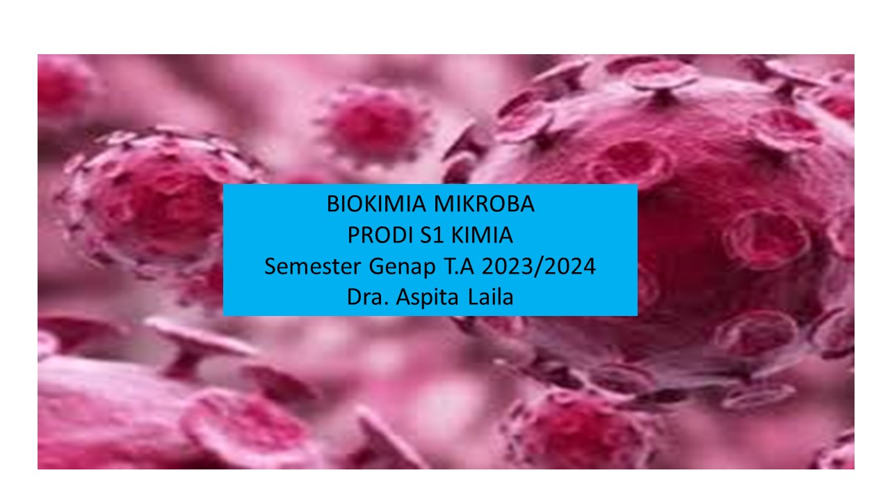 Biokimia Mikroba Genap 2023/2024