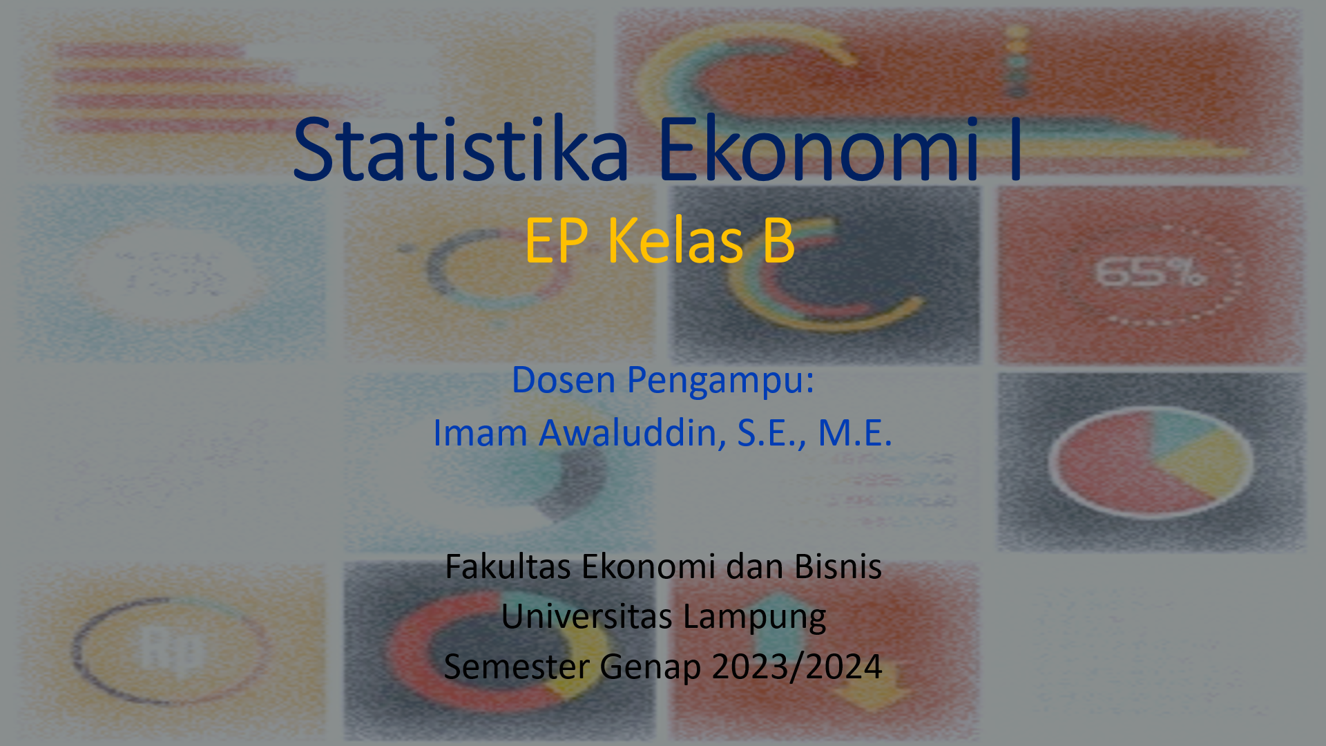 S1 EP - Statistika Ekonomi I EP Kelas B - Genap 2023/2024