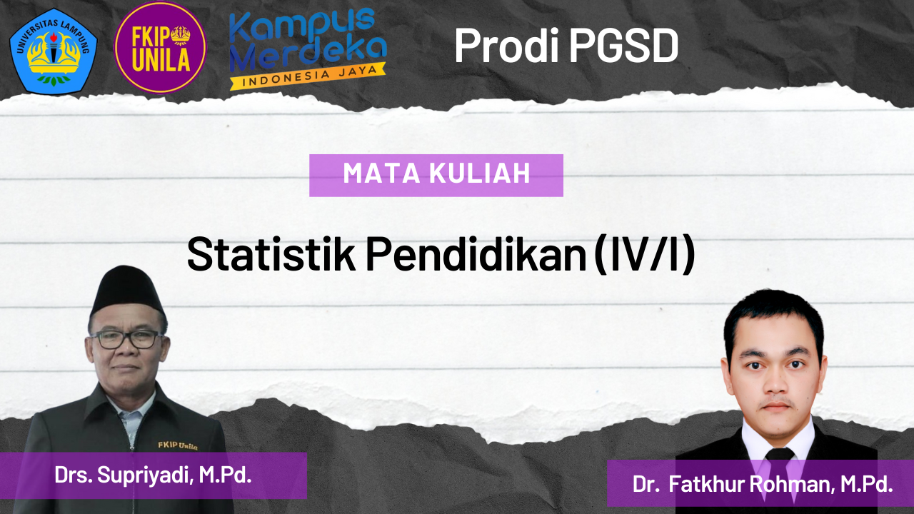 PGSD Statistika Pendidikan (IV/I)