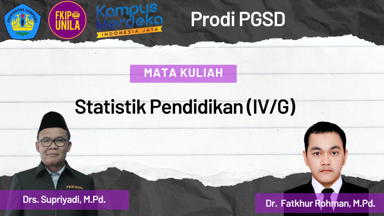 PGSD Statistika Pendidikan (IV/G)
