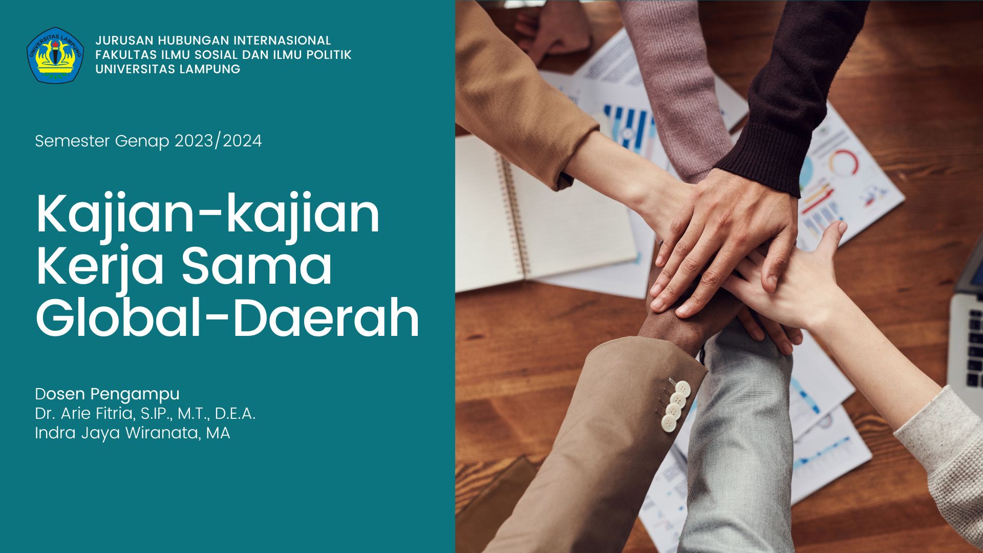 Kajian-kajian Kerja Sama Global-Daerah	