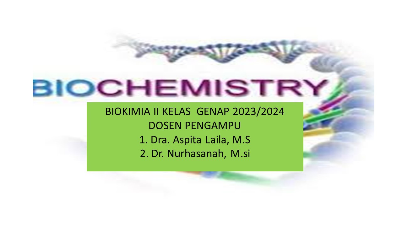 Biokimia II Kelas C Genap 23/24