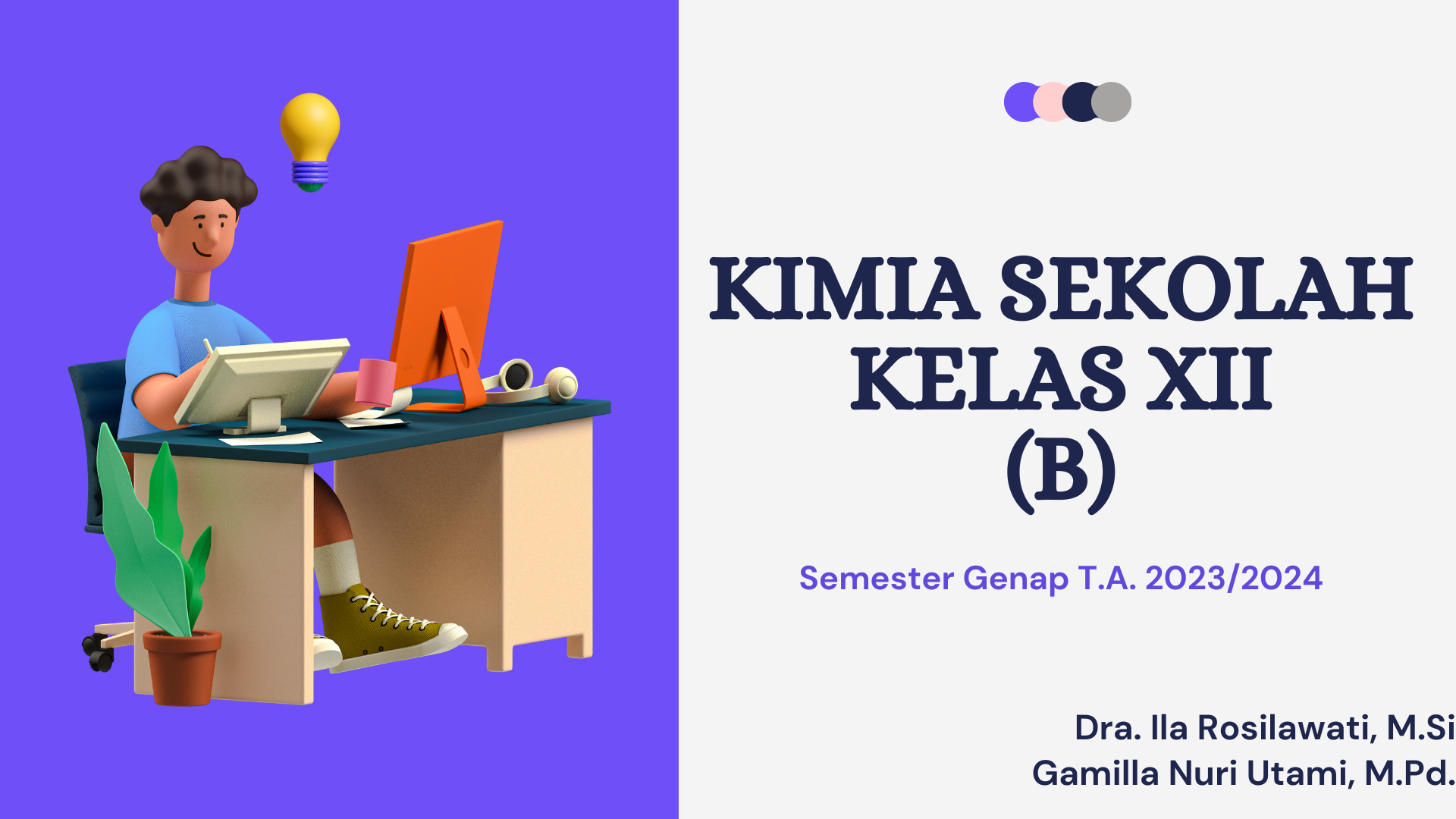 KIMIA SEKOLAH KELAS XII (4B)