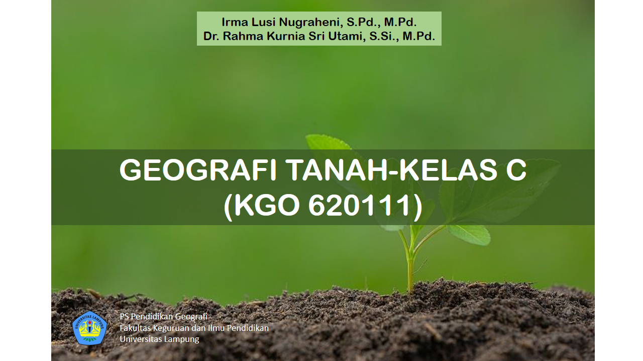 PSPG_Geografi Tanah_Kelas C_Genap 2023/2024