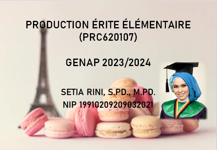 Production Ecrite Elementaire 2023/2024