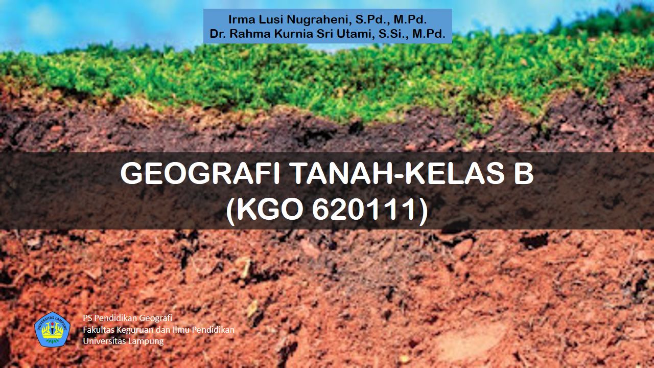 PSPG_Geografi Tanah_Kelas B_Genap 2023/2024