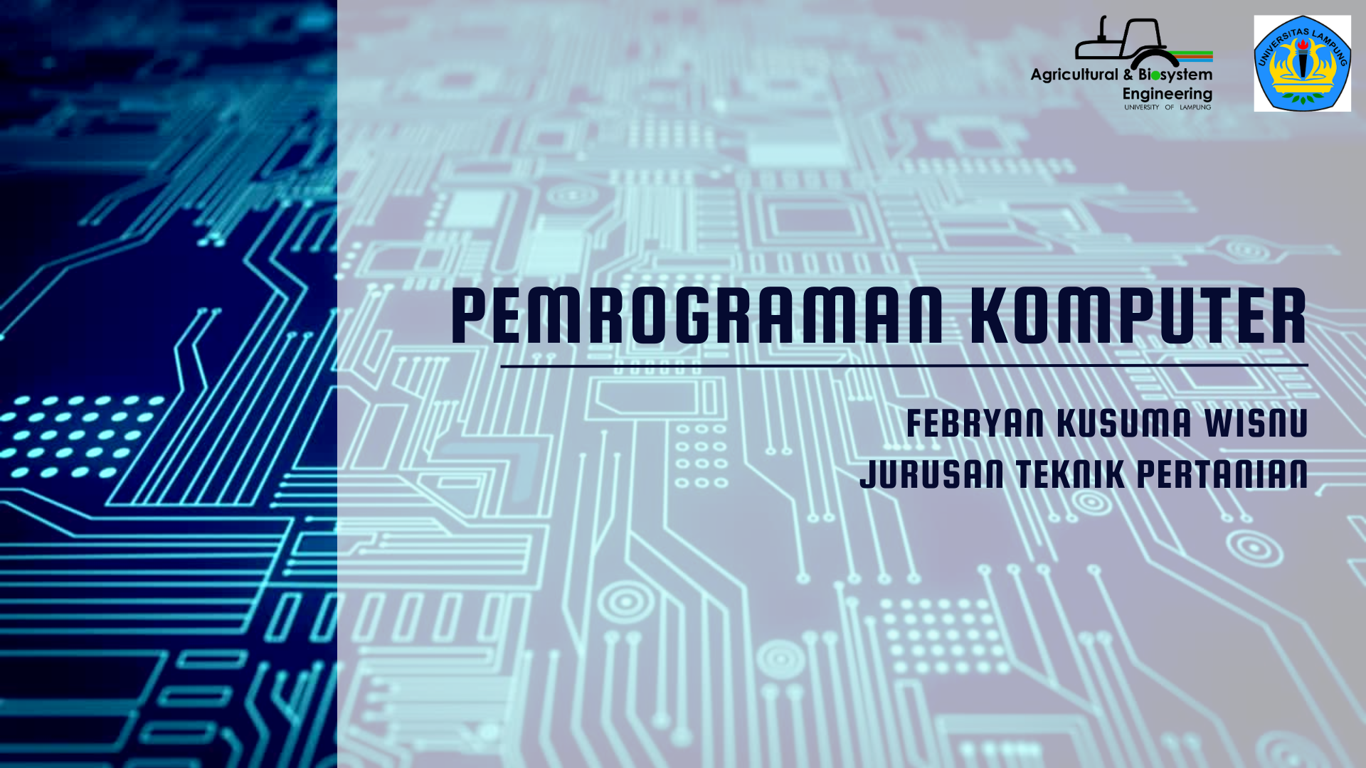Pemrograman Komputer - TEP A