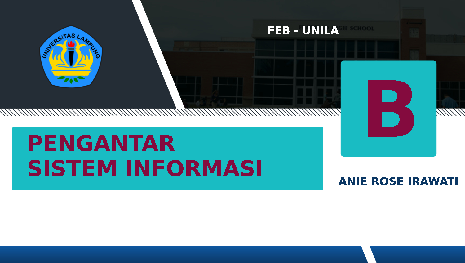 Pengantar Sistem Informasi-FE AKT Kls B