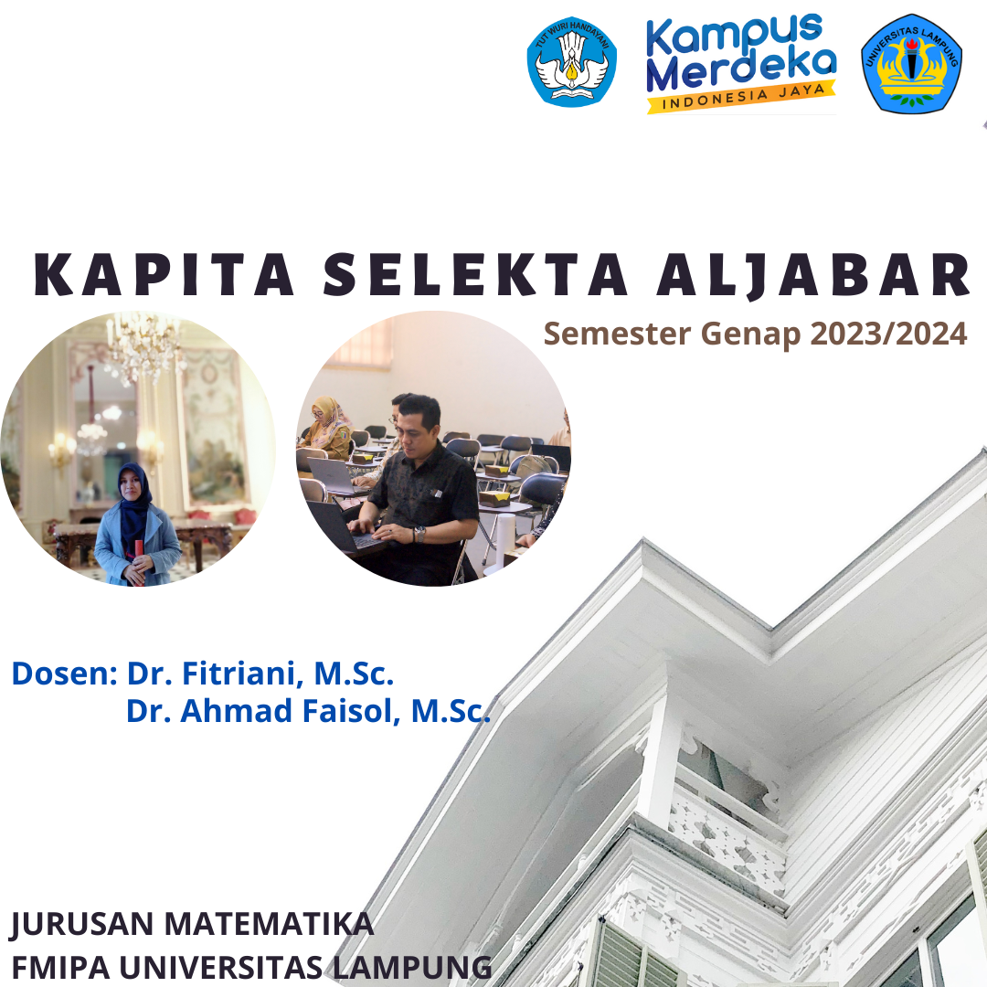 Kapita Selekta Aljabar Semester Genap 2023-2024