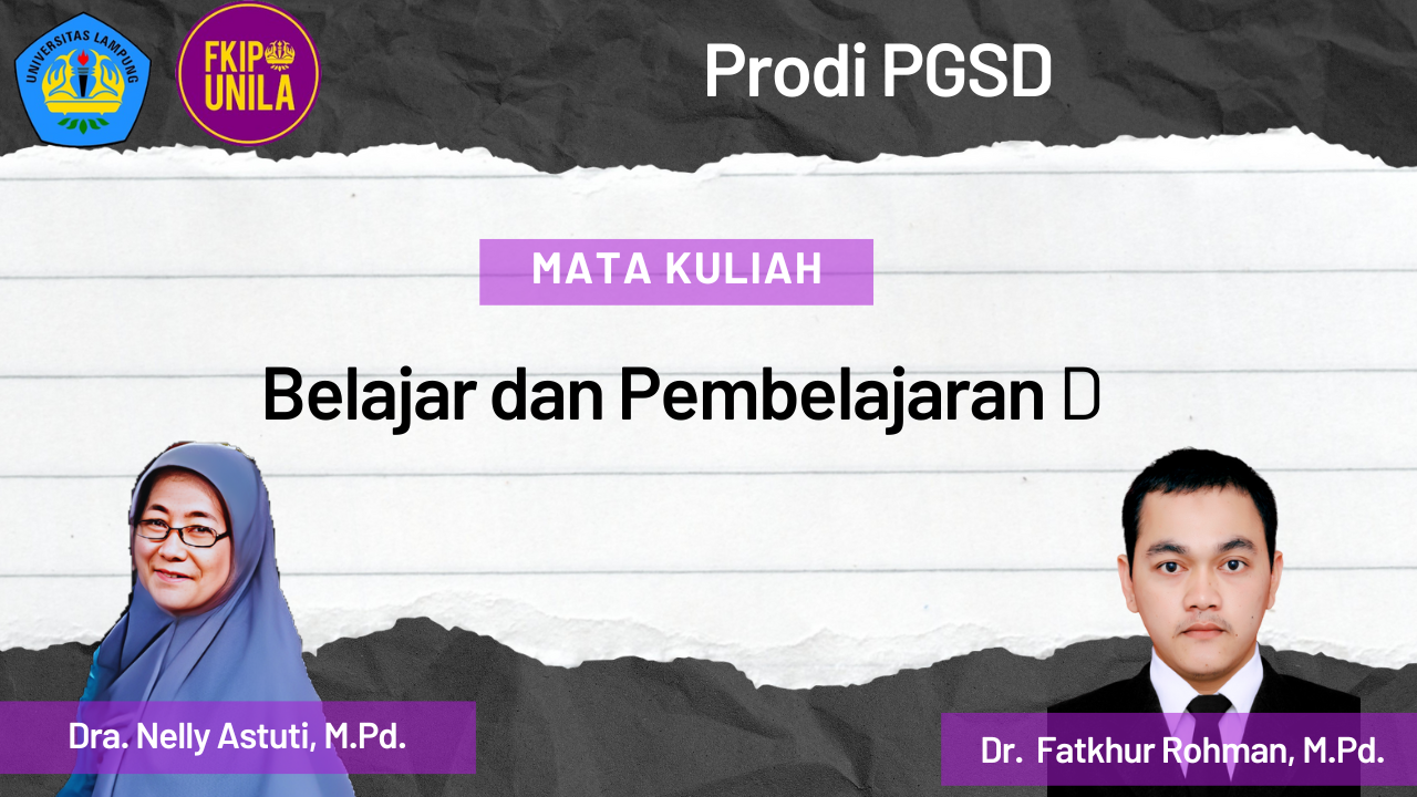 PGSD Belajar dan Pembelajaran 2D