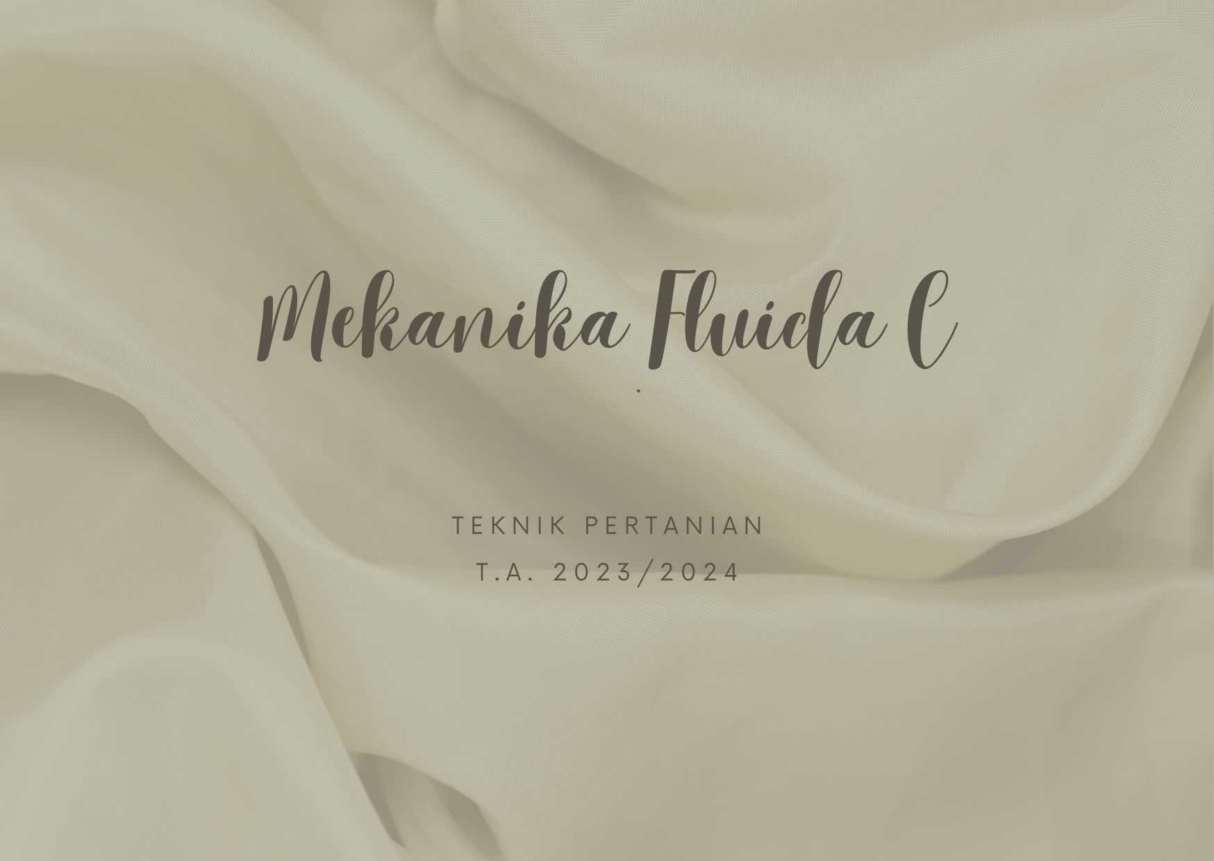 Mekanika Fluida C 2024