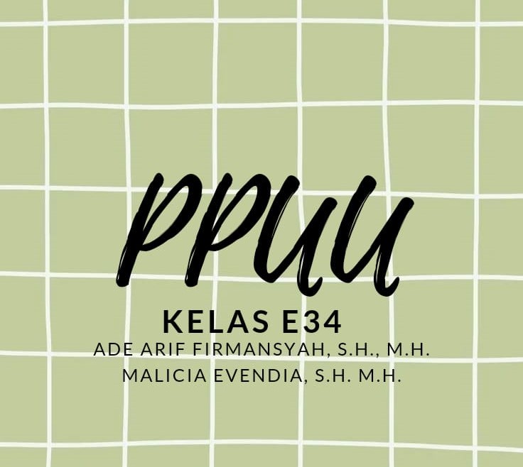 Perancangan Peraturan Perundang-Undangan 2024 (Malicia Evendia)