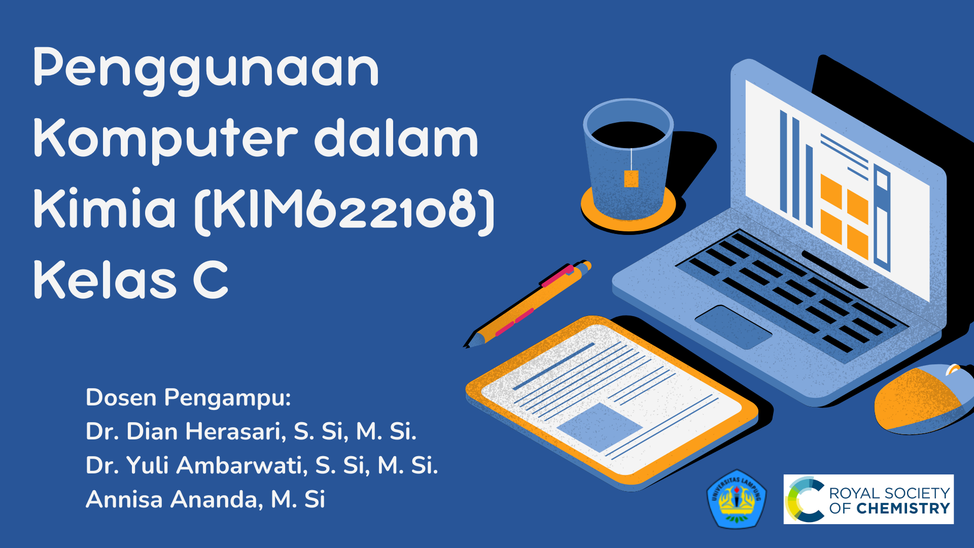 Penggunaan Komputer dalam Kimia Kelas C Genap 2024/2025