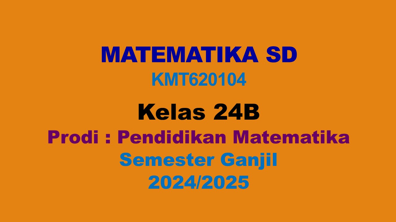 PSPM_Matematika SD_Kelas 24B_Ganjil_2024/2025