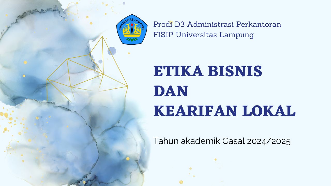 AP - Etika Bisnis dan Kearifan Lokal 2024