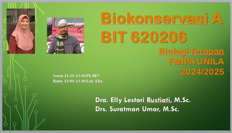 BIOKONSERVASI BIT A 2024/2025