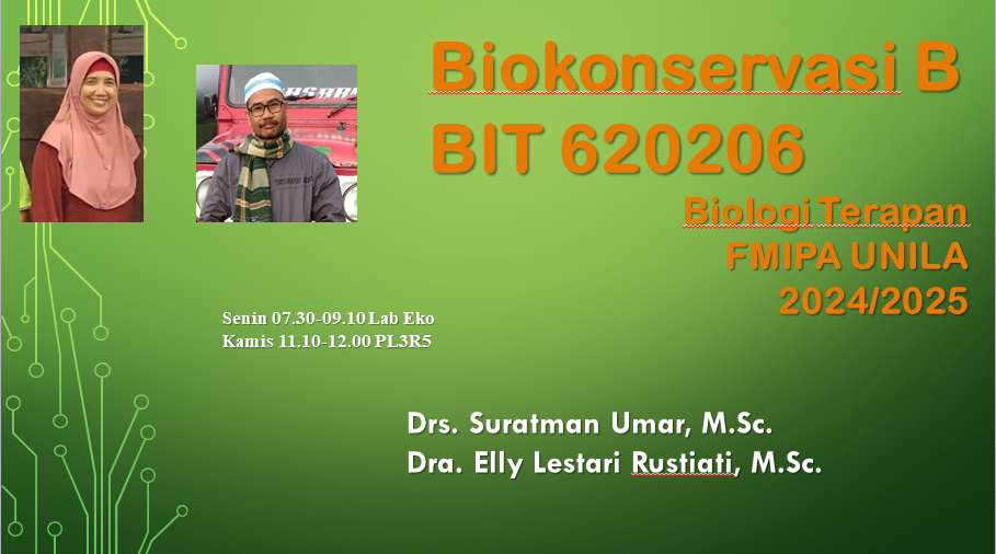 BIOKONSERVASI BIT B 2024/2025