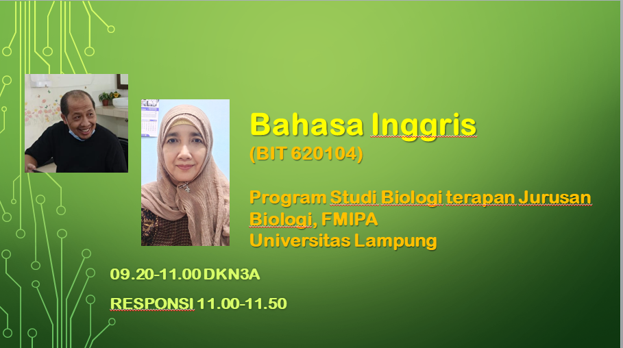 Bahasa Inggris BIT B 2024/2025