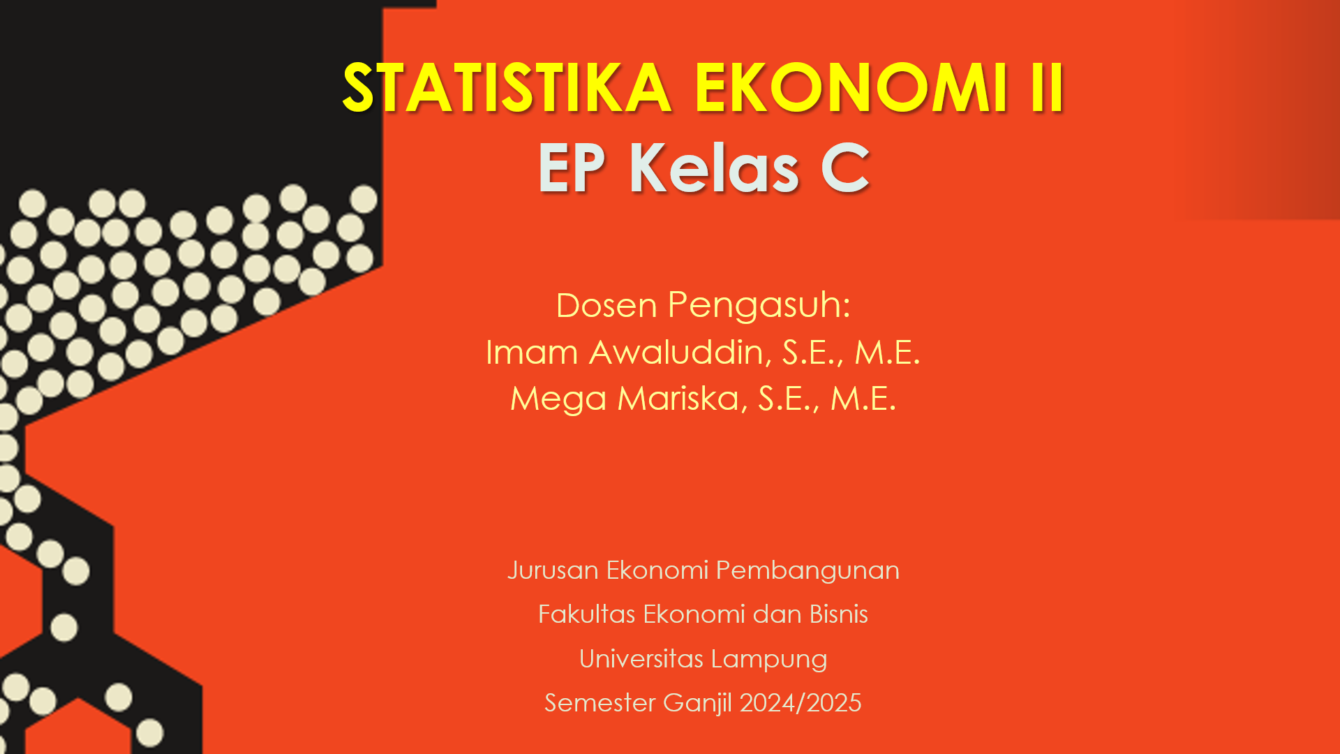 S1 EP - Statistika Ekonomi II Kelas C - Ganjil 2024/2025