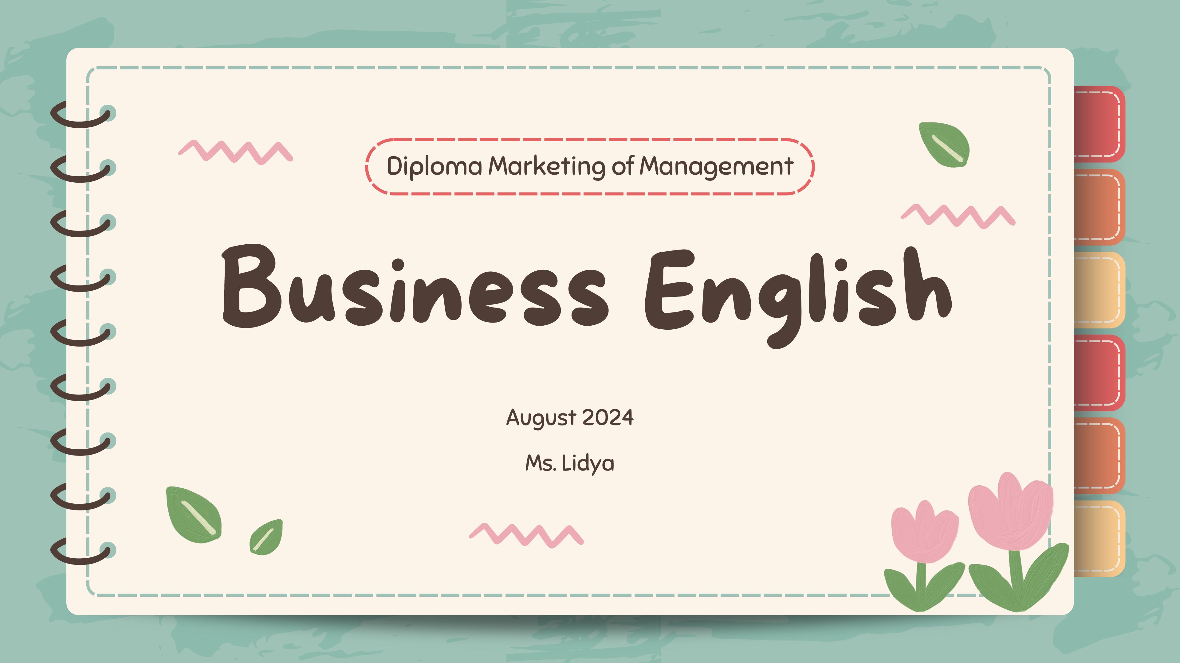 D3 Pemasaran_Bahasa Inggris Bisnis_Ganjil 2024/2025