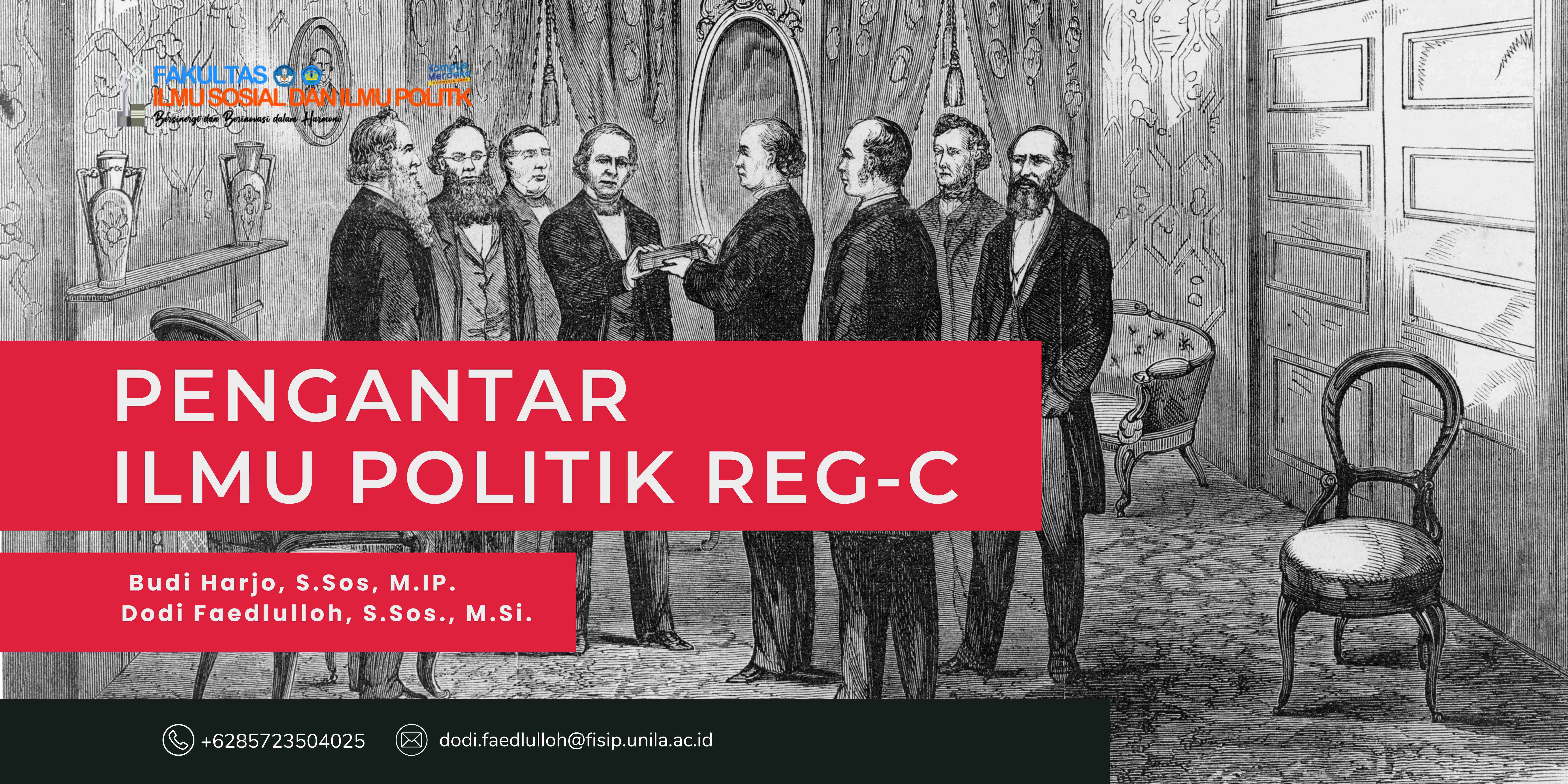 PENGANTAR ILMU POLITIK KELAS REG  C 2024/2025