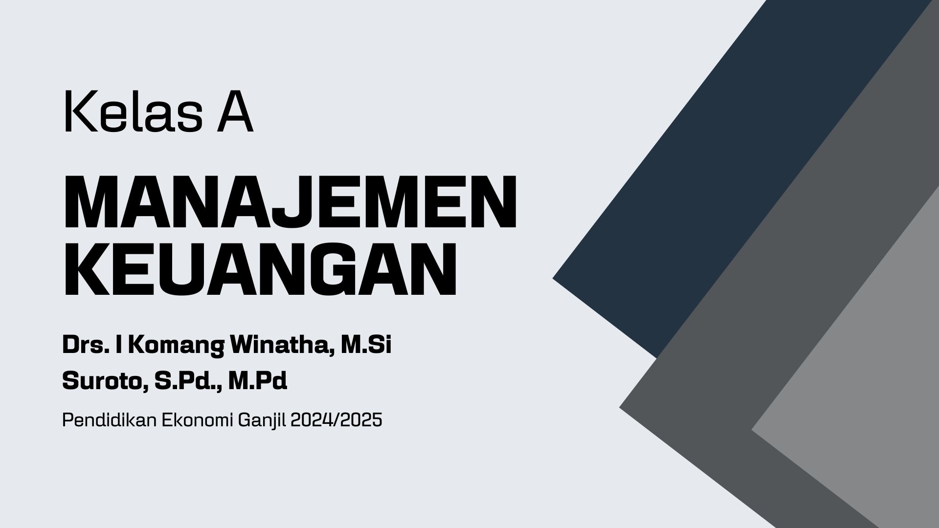 Manajemen Keuangan 2024 A